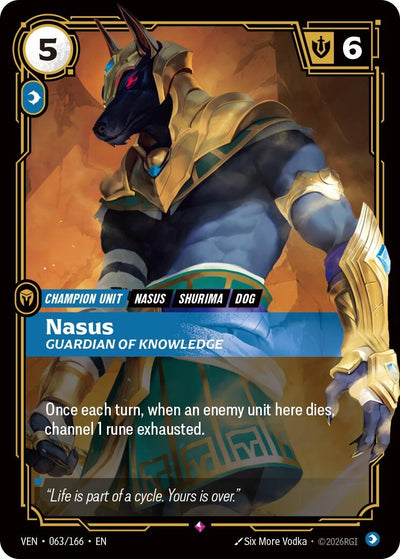Nasus, Guardian of Knowledge (063/166) (VEN)