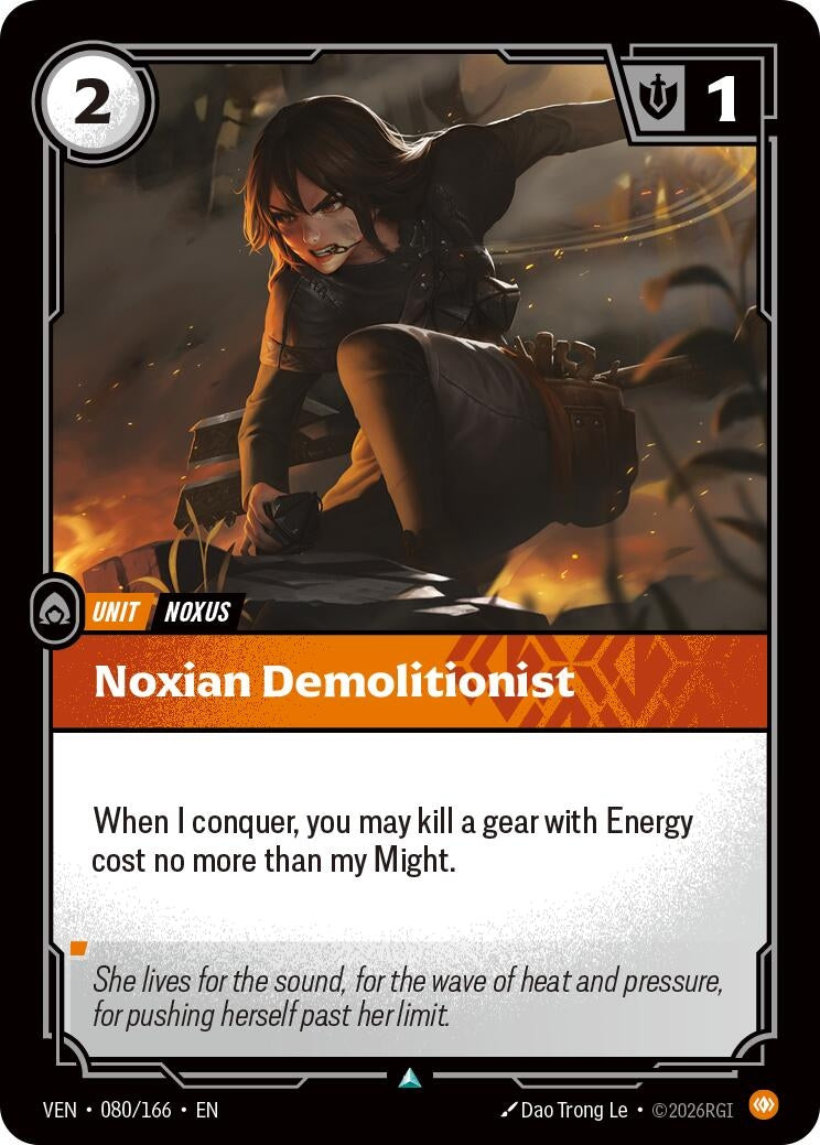 Image for Noxian Demolitionist (080/166) (VEN) - Riftbound: League of Legends Trading Card Game