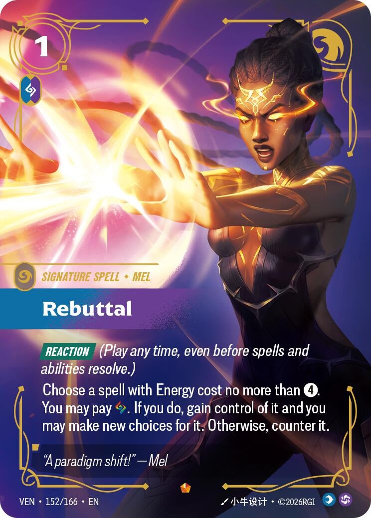 Image for Rebuttal (152/166) (VEN) - Riftbound: League of Legends Trading Card Game