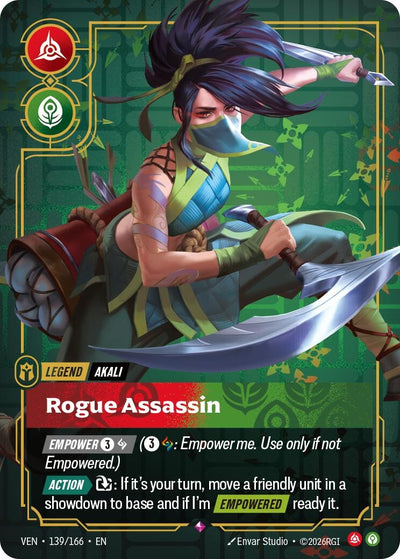 Akali - Rogue Assassin (139/166) (VEN)