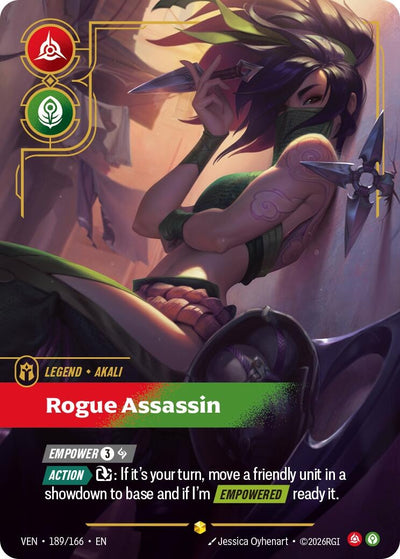 Akali - Rogue Assassin (Overnumbered) (189/166) (VEN)
