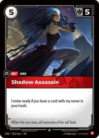 Shadow Assassin - Vendetta - 013/166