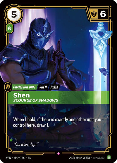 Shen, Scourge of Shadows (042/166) (VEN)