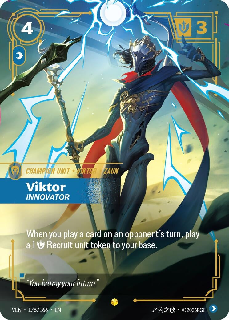 Image for Viktor, Innovator (176/166) (VEN) - Riftbound: League of Legends Trading Card Game