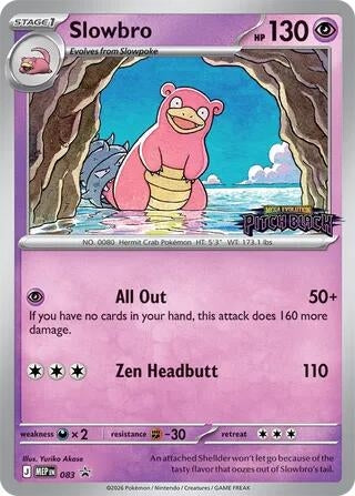 Image for Slowbro - 083 (Pitch Black Stamped) (083) (MEP) - Pokemon