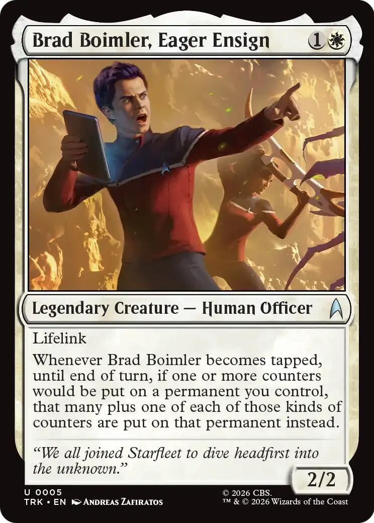 Image for Brad Boimler, Eager Ensign (5) (TRK) - Magic: The Gathering