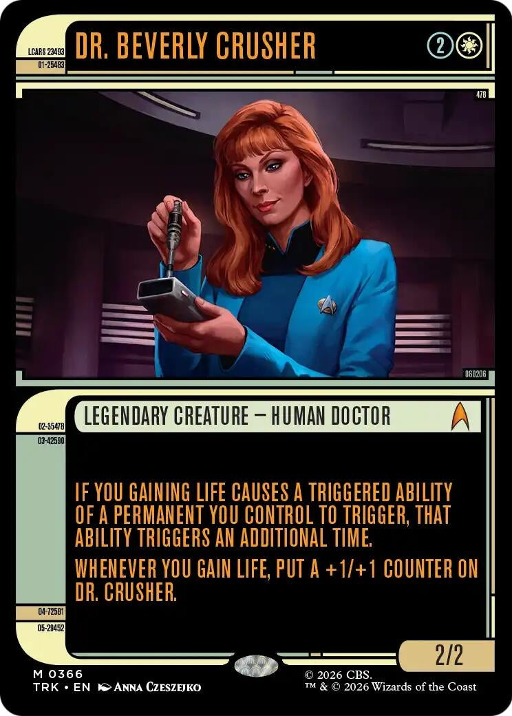 Image for Dr. Beverly Crusher (Showcase) (366) (TRK) - Magic: The Gathering