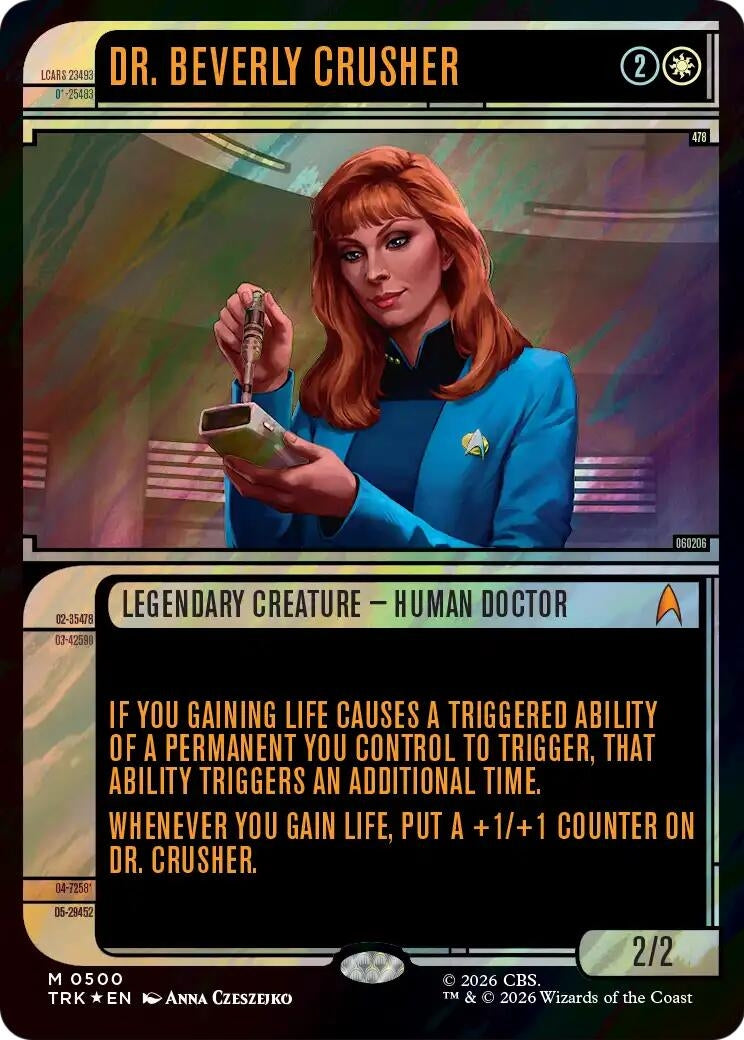 Image for Dr. Beverly Crusher (Showcase) (Surge Foil) (500) (TRK) - Magic: The Gathering