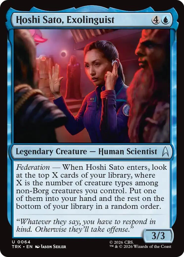 Image for Hoshi Sato, Exolinguist (64) (TRK) - Magic: The Gathering