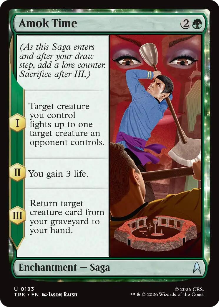Image for Amok Time (183) (TRK) - Magic: The Gathering