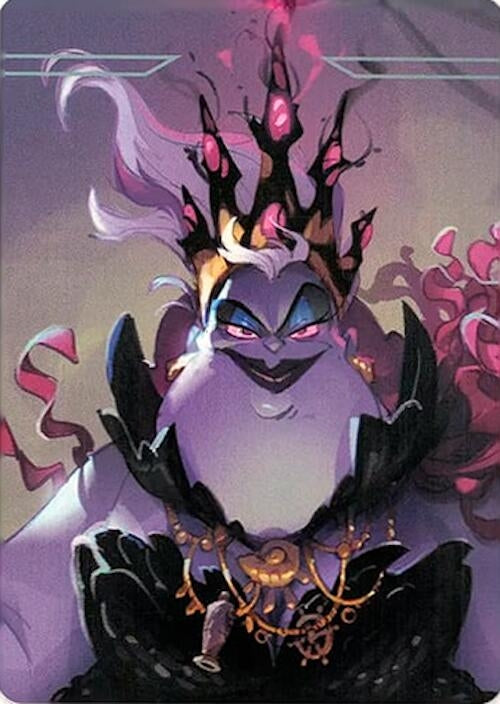 Image for Ursula - Sea Witch Queen Puzzle Insert (Top Middle) (4) - Disney Lorcana