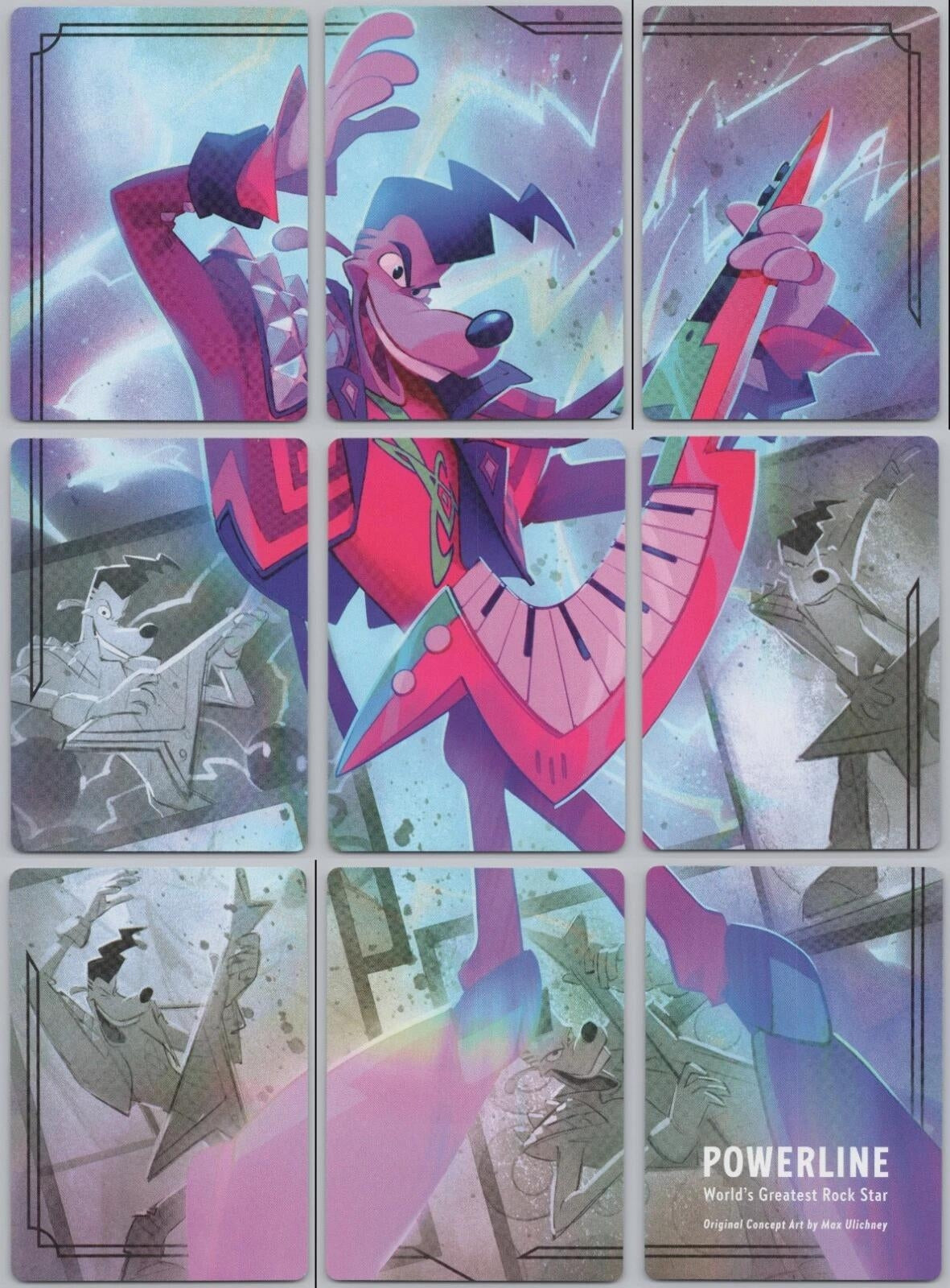 Image for Powerline - World's Greatest Rock Star Puzzle Insert (Set of 9) (9) - Disney Lorcana