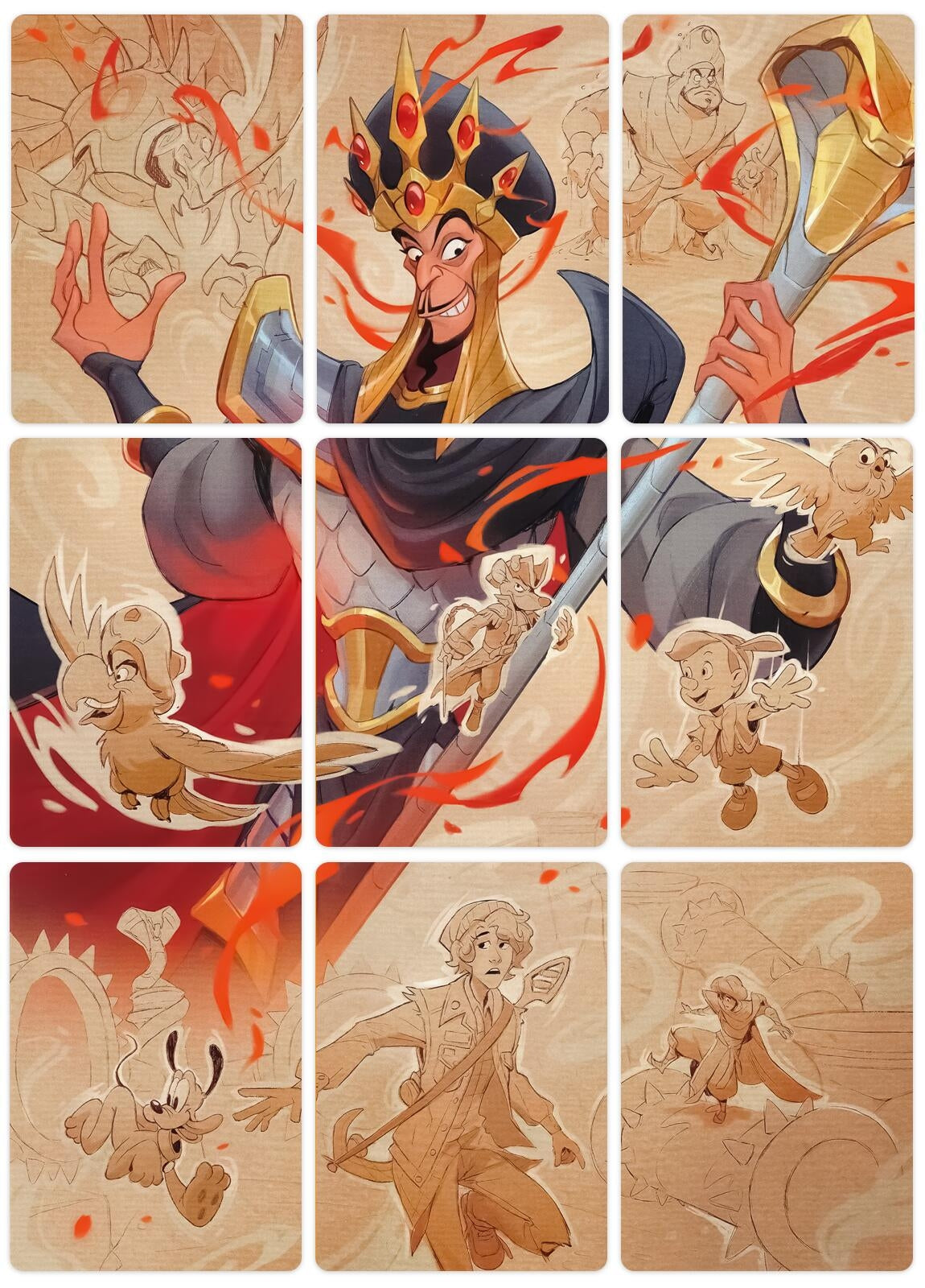 Image for Reign of Jafar Puzzle Insert (Set of 9) (Version 2 of 2) (8) - Disney Lorcana