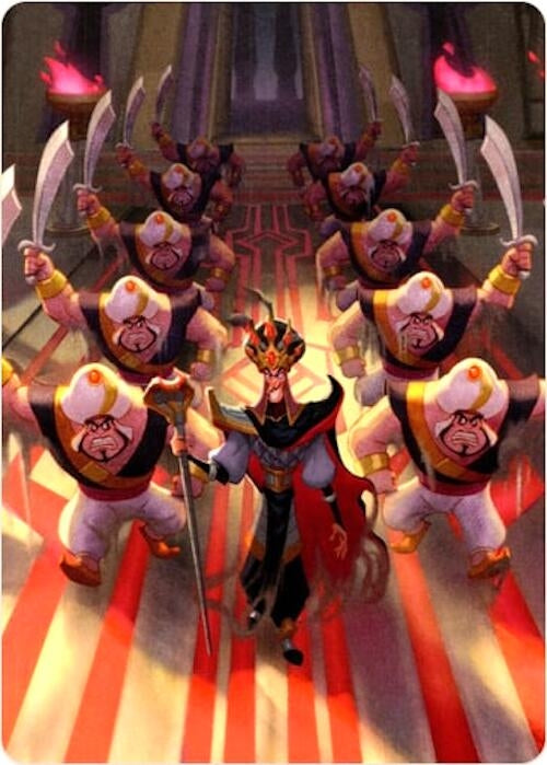 Image for Reign of Jafar Puzzle Insert (Version 1 of 2) (Bottom Middle) (8) - Disney Lorcana