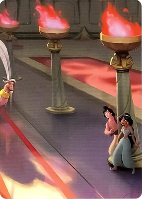 Image for Reign of Jafar Puzzle Insert (Version 1 of 2) (Bottom Right) (8) - Disney Lorcana