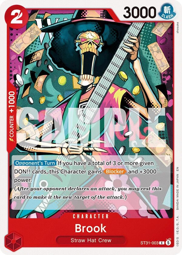 Image for Brook (ST31-003) (ST-31) - One Piece Card Game