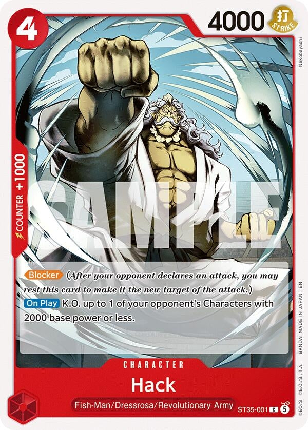 Image for Hack (ST35-001) (ST-35) - One Piece Card Game