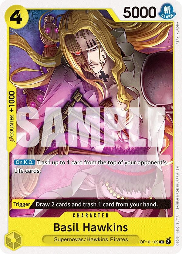 Image for Basil Hawkins (OP10-109) (ST-36) - One Piece Card Game
