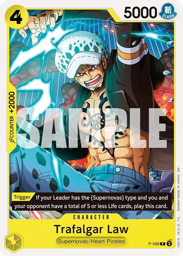 Image for Trafalgar Law (P-088) (ST-36) - One Piece Card Game