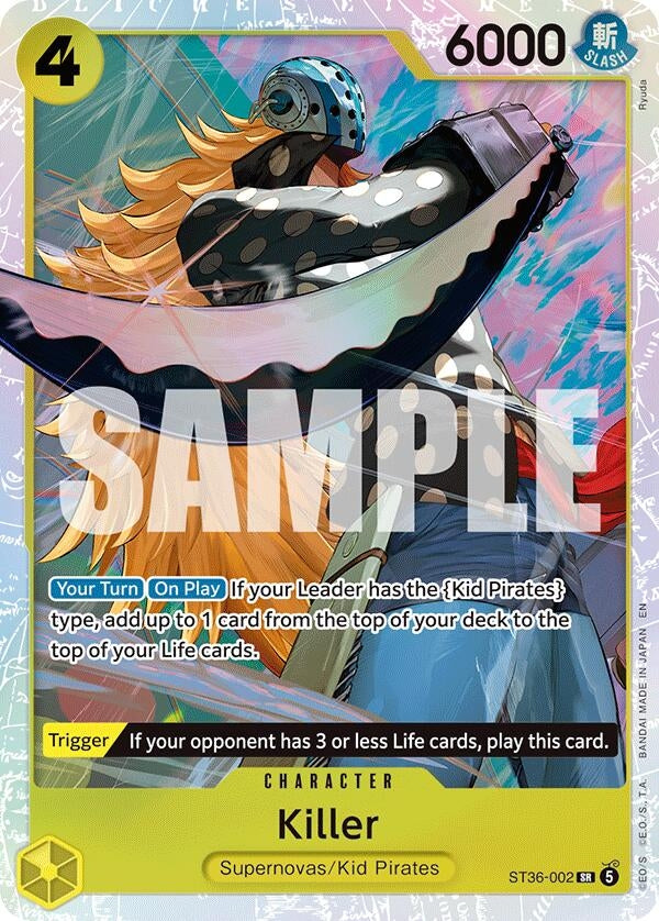 Image for Killer (ST36-002) (ST-36) - One Piece Card Game