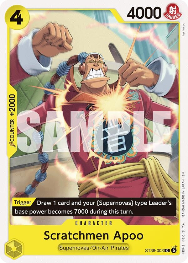 Image for Scratchmen Apoo (ST36-003) (ST-36) - One Piece Card Game