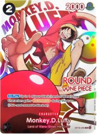 Monkey.D.Luffy (Round 1 Promo) - One Piece Promotion Cards - OP16-095