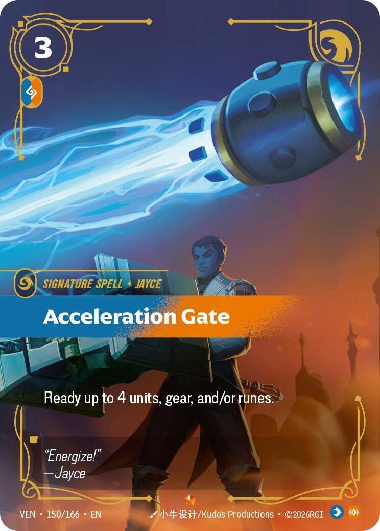 Image for Acceleration Gate (150/166) (VEN) - Riftbound: League of Legends Trading Card Game