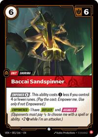 Baccai Sandspinner - Vendetta - 001/166