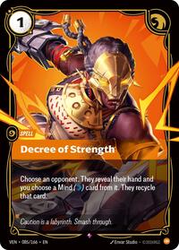 Decree of Strength - Vendetta - 085/166