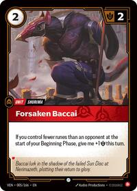 Forsaken Baccai - Vendetta - 005/166