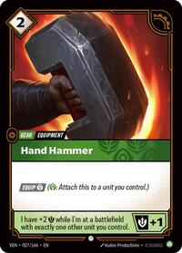 Hand Hammer - Vendetta - 027/166