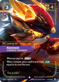 Kennen, Storm of Shuriken (Alternate Art) - Vendetta - 113a/166