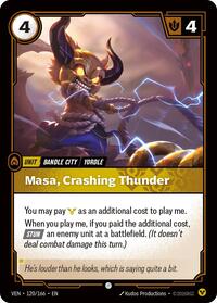 Masa, Crashing Thunder - Vendetta - 120/166