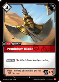 Pendulum Blade - Vendetta - 011/166