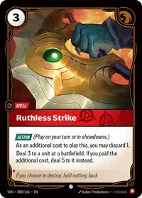 Ruthless Strike - Vendetta - 008/166