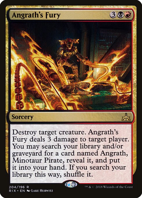 Angrath's Fury - Rivals of Ixalan - 204