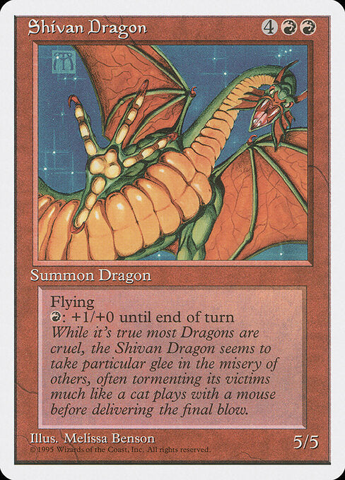 Shivan Dragon - Fourth Edition - 220