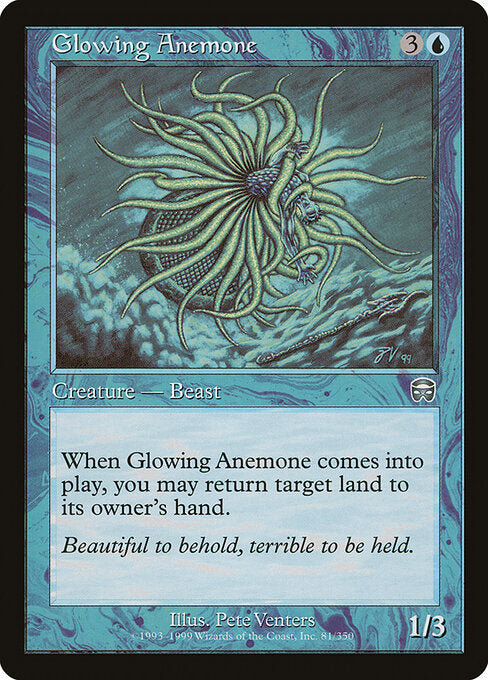 Glowing Anemone - Mercadian Masques - 81