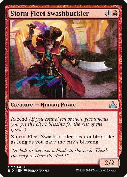 Storm Fleet Swashbuckler - Rivals of Ixalan - 117