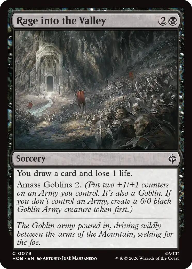 Image for Rage into the Valley (79) (HOB) - Magic: The Gathering
