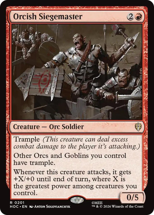 Image for Orcish Siegemaster (201) (HOC) - Magic: The Gathering