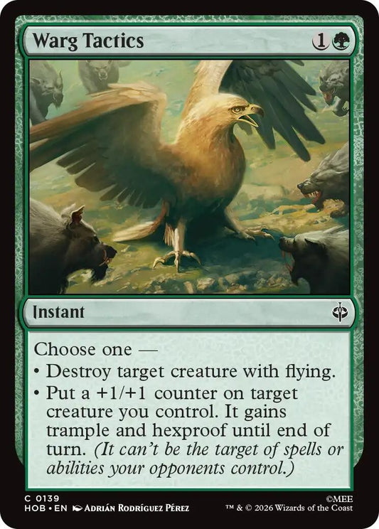 Image for Warg Tactics (139) (HOB) - Magic: The Gathering