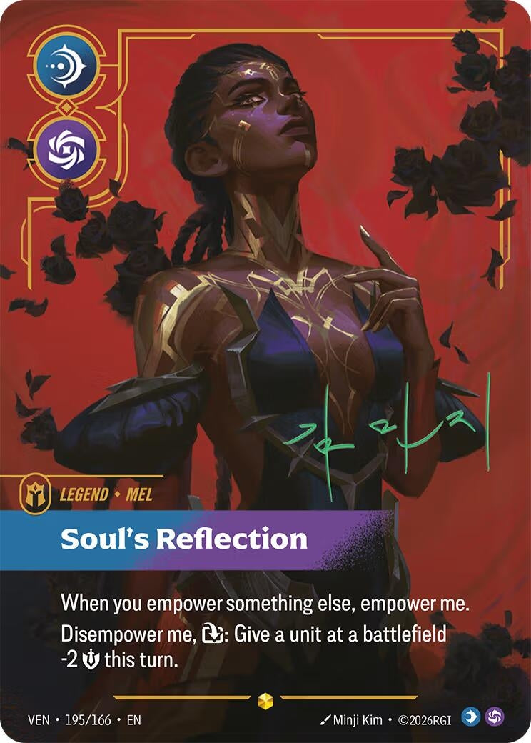 Image for Mel, Soul's Reflection (Signature) (195*/166) (VEN) - Riftbound: League of Legends Trading Card Game