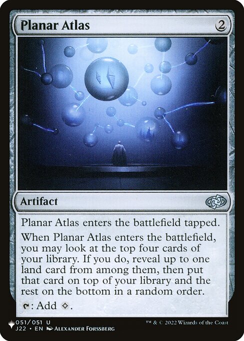 Planar Atlas - The List - J22-51
