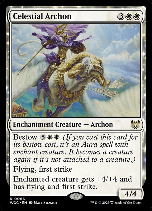 Celestial Archon - Wilds of Eldraine Commander - 63