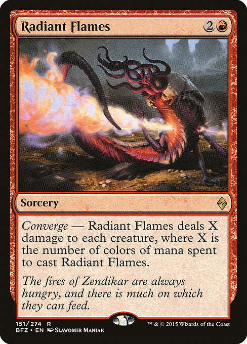 Radiant Flames - Battle for Zendikar - 151