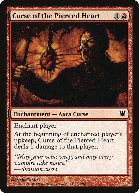 Curse of the Pierced Heart - Innistrad - 138