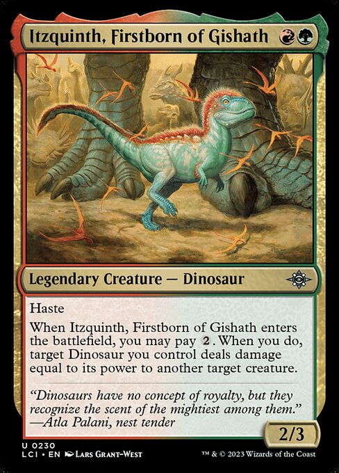 Itzquinth, Firstborn of Gishath - The Lost Caverns of Ixalan - 230