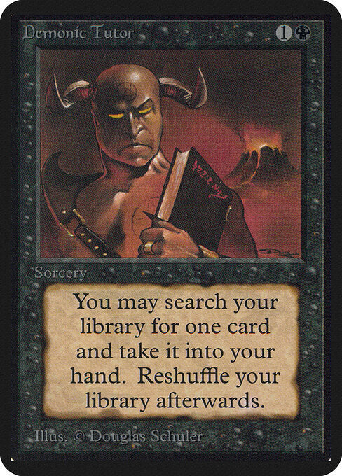 Demonic Tutor - Limited Edition Alpha - 104