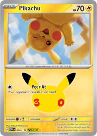 Pikachu - 026/128 - ME: 30th Celebration - 026/128
